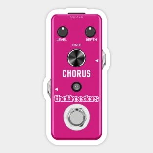 The Breeders Guitar Pedals // Fanmade Sticker